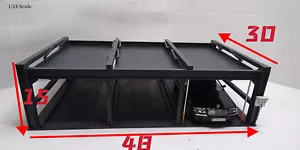 1/18 Diorama Auto Garage Modell Outdoor Auto Parkplatz Display Szene Modell Geschenk - Bild 1 von 10
