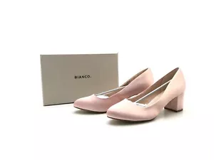 Bianco décolleté da donna scarpe con tacco scarpe con tacco rosa taglia 41 (UK 7) - Foto 1 di 8