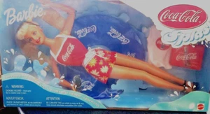Barbie Coca Cola Splash 1999 Special Edition Doll w/Inflatable Float NE #25590π₯ - Picture 1 of 6