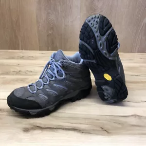 Merrell Moab 2 Gris Medio Periwinkle Gamuza Malla Vibram WP Botas de Senderismo Talla W 8.5 - Imagen 1 de 7