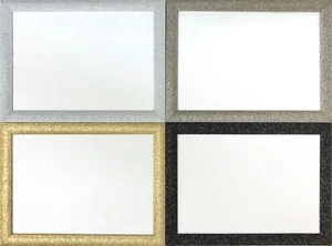 STARDUST' Foto-/Bilderrahmen - versch. Größen Schwarz Silber Gold Gunmetal Farben - Bild 1 von 6