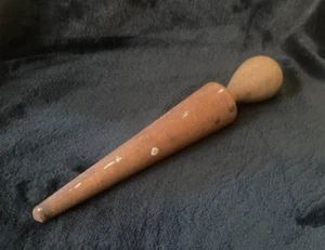 Vintage Wood Coned Shaped Pestle/Muddler/Masher For Metal Cone Colander, Ricer - Picture 1 of 4