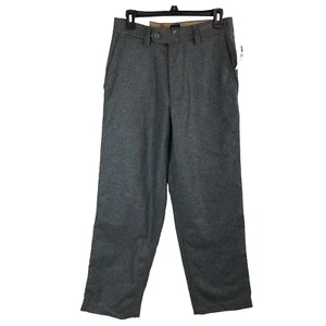 Gap Men's Essential Flat Front Pants 29x30 Wool Blend Corpcore Office New - Picture 1 of 6