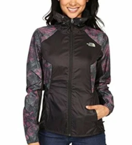 The North Face Womens Flyweight Hoodie Windbreaker Black Size M - Picture 1 of 9