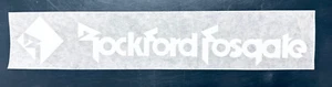 Calcomanía adhesiva de audio para automóvil Rockford Fosgate original 9,5"x2" NUEVA - Imagen 1 de 3