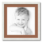 Arttoframes Matted 20X20 White Picture Frame With 2" Mat, 16X16 Opening 3966