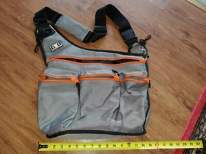 Diaper Dude Messenger Bag Stroller Baby Mens Organizer Gray - Picture 1 of 8