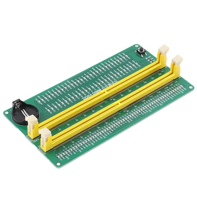 DDR4 Desktop Computer RAM Memory Slot Diagnostic Analyzer Tester Card- Green - Image 1 of 4