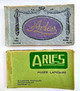 Arles France Photo Album B&W Postcards Vintage (2) Books Total 42 Cards - Picture 1 of 12