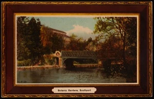 Botanische Gärten & Brücke Southport Merseyside Lancashire Postkarte - Bild 1 von 2