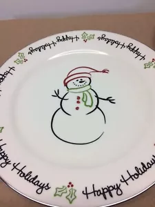 Vintage St. Nicholas Square Serving Plate Christmas Holiday About 11” - Picture 1 of 3