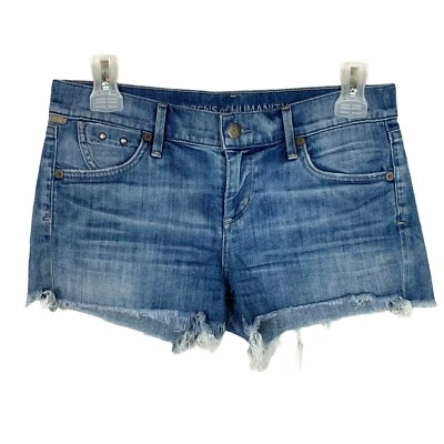 Citizens of Humanity Booty Shorts Women Sz 24 Denim Cotton Blend Low Rise - Image 1 of 4