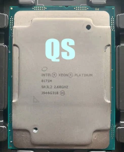 Intel Xeon Platinum 8171m QS CPU processor 2.30ghz 26/52 l3-35.75mb 185w lga3647 - Picture 1 of 1