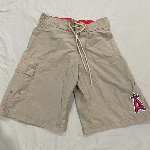 MLB Anaheim Angeles Mens Board Shorts Size Small NWT Cover