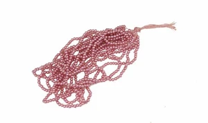 Pink, Metallic Pink, Dark Pink Round Beads Sewing Embroidery Rocaille DIY 2mm - Picture 1 of 1