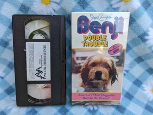 Benji Double Trouble ZAX Hero Dog Story (VHS Movie 1990's) Walt Disney RARE OOP - Picture 1 of 1