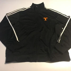 Adidas TENNESSEE VOLUNTEERS Vols Black full zip Track Jacket Size M - Picture 1 of 7