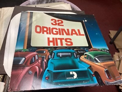 32 ORIGINAL HITS VARIOUS COMPILATION DOUBLE LP 12" VINYL RECORD Excellent  - Image 1 of 2