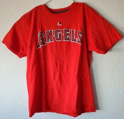 Camisa Majestuosa Mike Trout Anaheim Angels Roja Para Mujer Talla Grande Foto 1 de 4