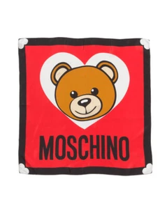 MOSCHINO  Silk Scarf Made in Italy - Picture 1 of 2