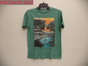 Old Navy Boys' Green Dinosaur Crocodile Graphic T-Shirt XL (14-16) 500084480632 - Picture 1 of 7