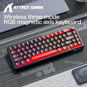 ATTACK SHARK X65PRO HE Wireless Rapid Trigger Keyboard Magnetic Switch - Picture 1 of 23