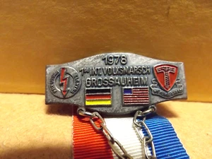 1978 1ST. INT. VOLKSMARSCH GROSSAUHEIM Ben Franklin MEDAL - Picture 1 of 4