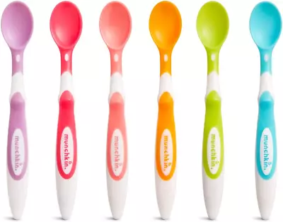 Soft Tip Toddler & Baby Spoons, Baby Weaning Spoons Set With Ergonomic Handles,  • 4.47£