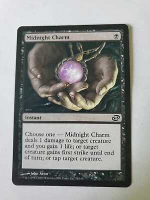 MTG Magic The Gathering Card Midnight Charm Instant Black Planar Chaos  - Image 1 of 2