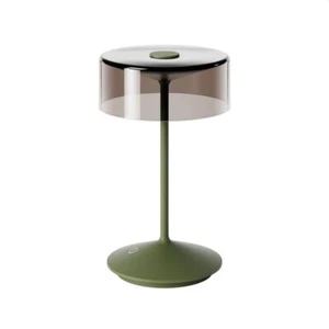 Numotion Akku Glasleuchte Sigor Tischleuchte IP 54 Tannengrün - Picture 1 of 7