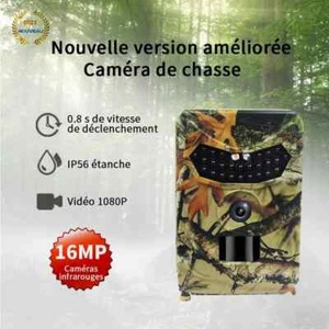 Caméra de Chasse 16MP HD 1080p Étanche 26pcs LED 0.8 seconde 15m Vision nocturne - Picture 1 of 7