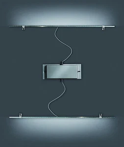 LED Sfondo Illuminazione Lampada Quadro Specchio con Interruttore 137 CM - Foto 1 di 2