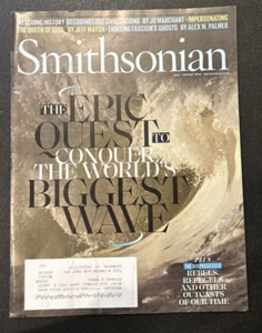 Smithsonian Magazine July August 2018 Epic Quest To Conquer World's Biggest Wave - Picture 1 of 2