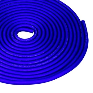 Full Gauge Battery Power Cable Ground Wire OFC Copper (Frost Blue, 4 AWG 25ft) - Picture 1 of 5