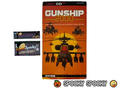 Gunship 2000 Amiga CD32 - UK PAL VGC CIB - High Quality Packing - Tracked - Image 1 of 4