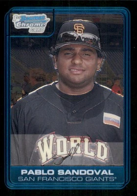 2006 Bowman Chrome Draft Future's Game Prospects #6 Pablo Sandoval - Image 1 of 2