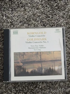 Korngold Goldmark Violin Concertos CD Vera Tsu Yu Long Razumovsky Sinfonia Naxos - Picture 1 of 2