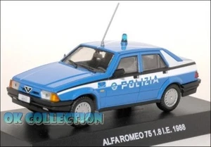 Modellino 1:43 Polizia italiana / Police - ALFA ROMEO 75 1.8 I.E. - 1988 _(28) - Picture 1 of 1