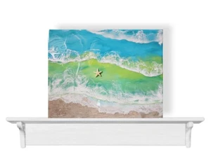 Ocean paintings on canvas. Resin, Acrylic. Wall decor. - Picture 1 of 4