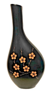 Hand carved wooden vase VTG 17.5” Tall - Picture 1 of 5