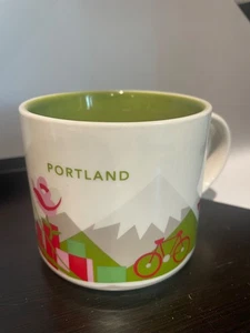 Taza de café Starbucks Portland You Are Here Collection 2014 14 oz. - Imagen 1 de 6