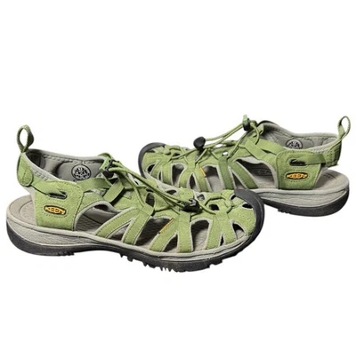 Sandálias femininas Keen Whisper sapatos aquáticos esportivos femininos tamanho 8,5 verdes - Imagem 1 de 4