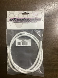 eXcelerate Filo Silicone (Bianco) (1 Metro) Nuovo Sigillato Nos Alta Qualità - Foto 1 di 2