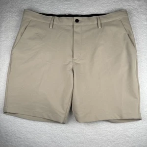 Pantalones Cortos Kenneth Cole Tech Para Hombre 42 Tostados Elastizados Ajuste Regular Transpirables Nuevos con Etiquetas 70% de Descuento Ahora - Imagen 1 de 13
