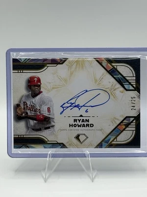 2025 Topps Diamond Icons - Icons Auto #DIA-RHO Ryan Howard /25 - Image 1 of 2