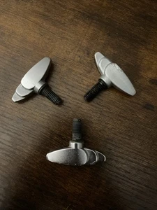 Lote de (3) pernos de ala de titanio YAMAHA PWB8A - accesorios de tambor de 8 mm herrajes - Imagen 1 de 2