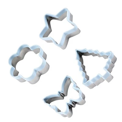  4 Pcs Formen Für Backen Förmchen Zum Keksform Aus Edelstahl Backformen - Bild 1 von 4