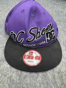 DC Shoes Purple Black New Era 9FIFTY Snapback Cap Hat - Picture 1 of 6