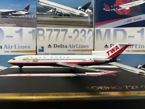 Gemini Jets 1:200 TWA 727-200 Ultra Rare SD - Picture 1 of 10