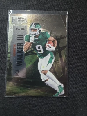 2022 UD Skybox Metal Champions Kenneth Walker III RC #058 - Image 1 of 2